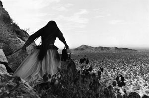 Graciela Iturbide's Mujer Angel, Desierto de Sonora, Mexico (Fundación MAPFRE, 1979)